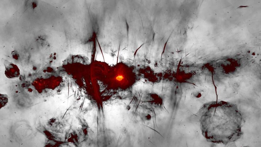 تصوير قلب مجرة درب التبانة