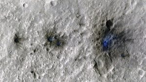 أول رصد لحدث تصادم نيزكي على المريخ