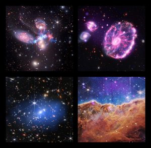 ماذا يحدث عندما تعمل التلسكوبات الفضائية معاً لتصوير الكون؟