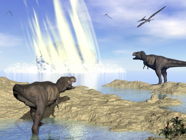 الكويكب المتسبب في انقراض الديناصورات أحدث موجات التسونامي الأكبر على الأرض