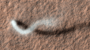مركبة بيرسيفيرنس تسجّل مقطعاً صوتياً لدوامة هوائية على المريخ لأول مرة