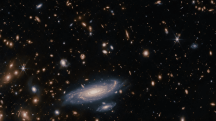 على بعد مليار سنة ضوئية: تلسكوب جيمس ويب يكتشف مجرة آكلة للمجرات