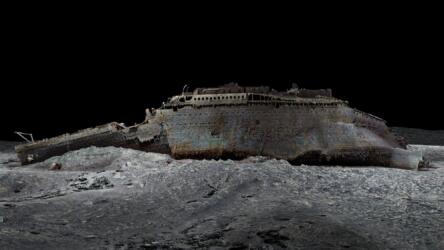 بالصور: مسح ثلاثي الأبعاد لسفينة التيتانيك يبين حطامها بتفصيل غير مسبوق