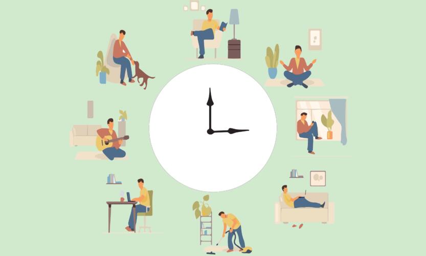 دراسة جديدة تكشف كيف يتوزع وقت الإنسان بين النوم والعمل والراحة