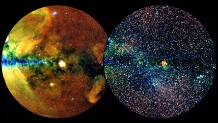 بيانات تلسكوب إي روزيتا تساعد العلماء على إنشاء خريطة لنصف الكون المعروف